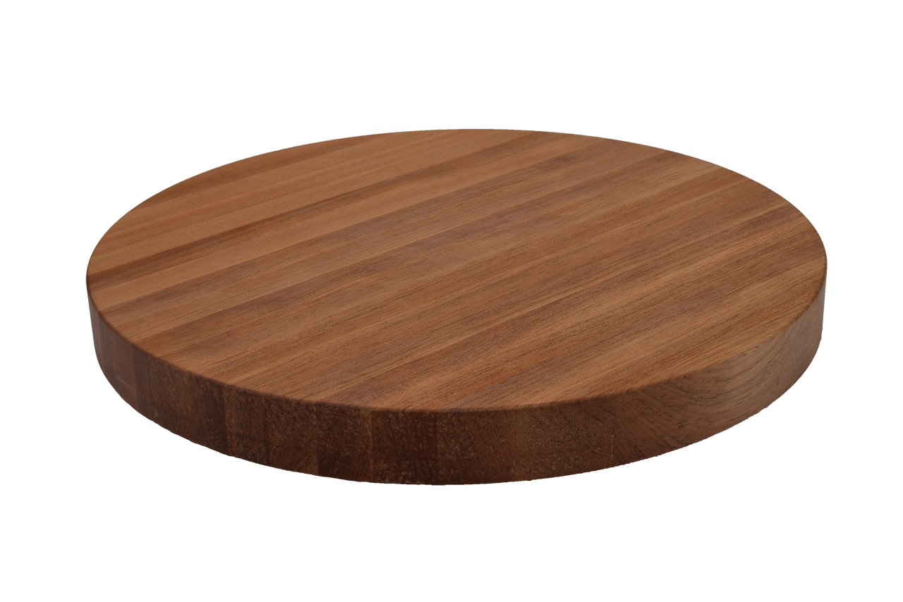 White Oak Edge Grain Round Cutting Board