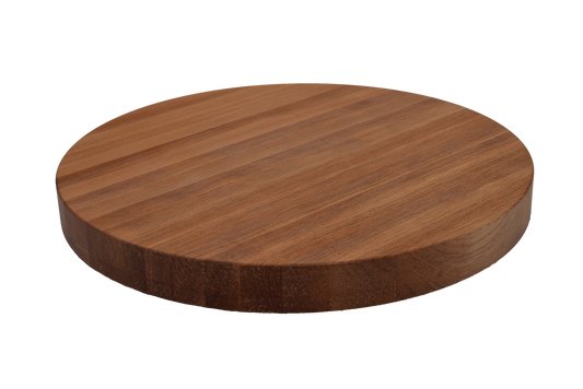 White Oak Edge Grain Round Cutting Board